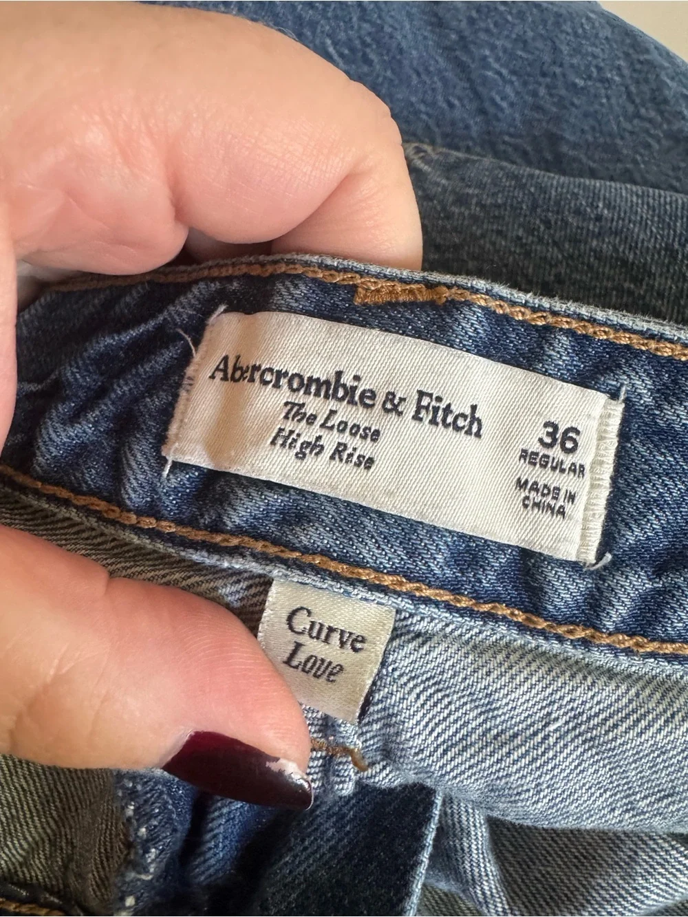 Abercrombie & Fitch our curve